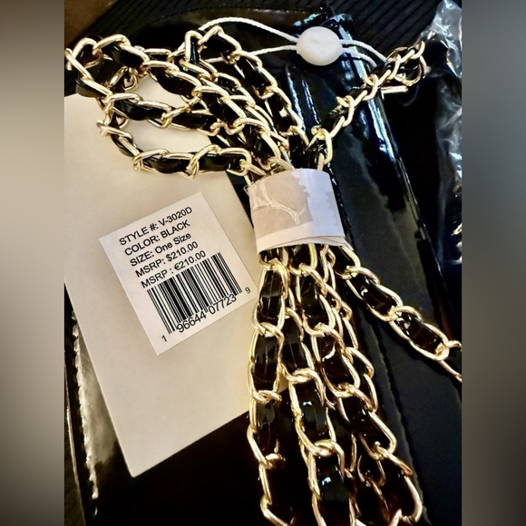 Valentino Orlandi Black Patent Leather Handbag - Picture 6 of 7